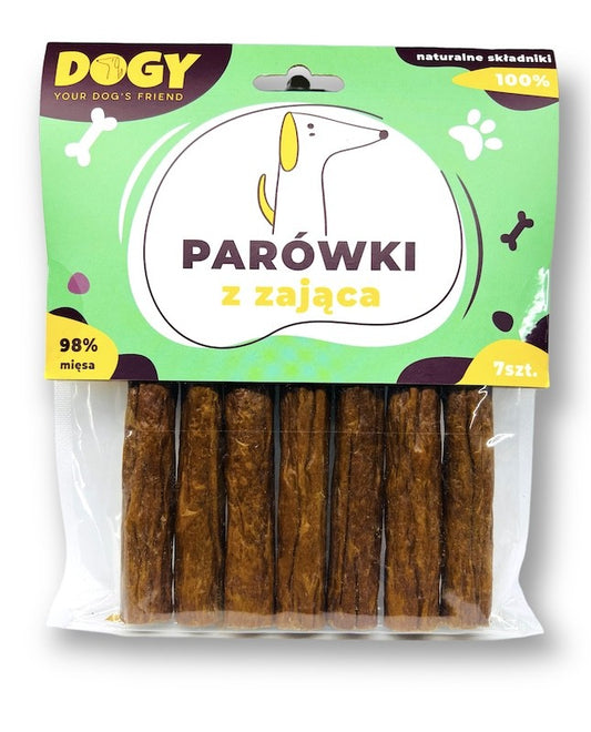 DOGY PARÓWKI Z ZAJĄCA 7SZT