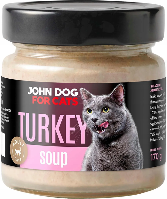 JOHN DOG MOKRA KARMA KOT MONO ZUPA INDYK 170G