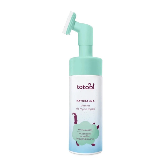 TOTOBI NATURALNA PIANKA MYJĄCA Z SILIKONOWĄ SZCZOTECZKĄ 200 ML