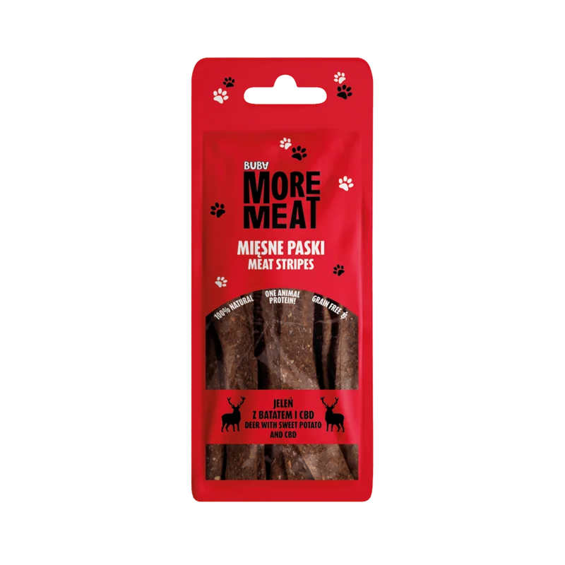 BUBA MORE MEAT PASKI JELEŃ BATAT CBD 70G