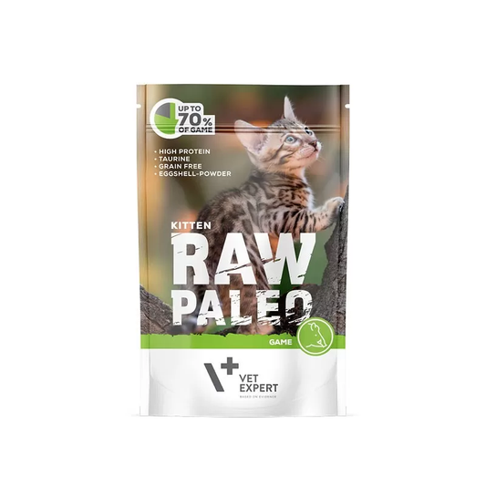 RAW PALEO JUNIOR MOKRA KARMA DLA KOTA GAME 100G