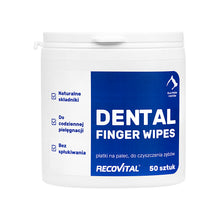 RECOVITAL DENTAL FINGER WIPES 50SZT - CHUSTECZKI DO PIELĘGNACJI USZU