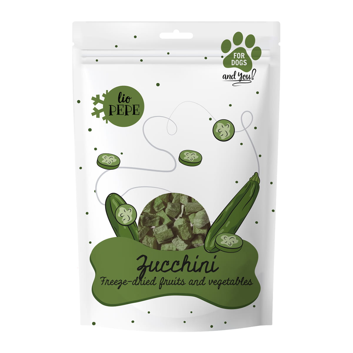 PAKA ZWIERZAKA PEPE PRZYSMAKI DLA PSA LIO CUKINIA 20G