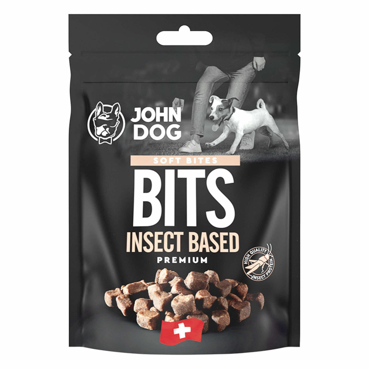 JOHN DOG PRZYSMAKI DLA PSA CHAPSY SOFT INSECT 100G