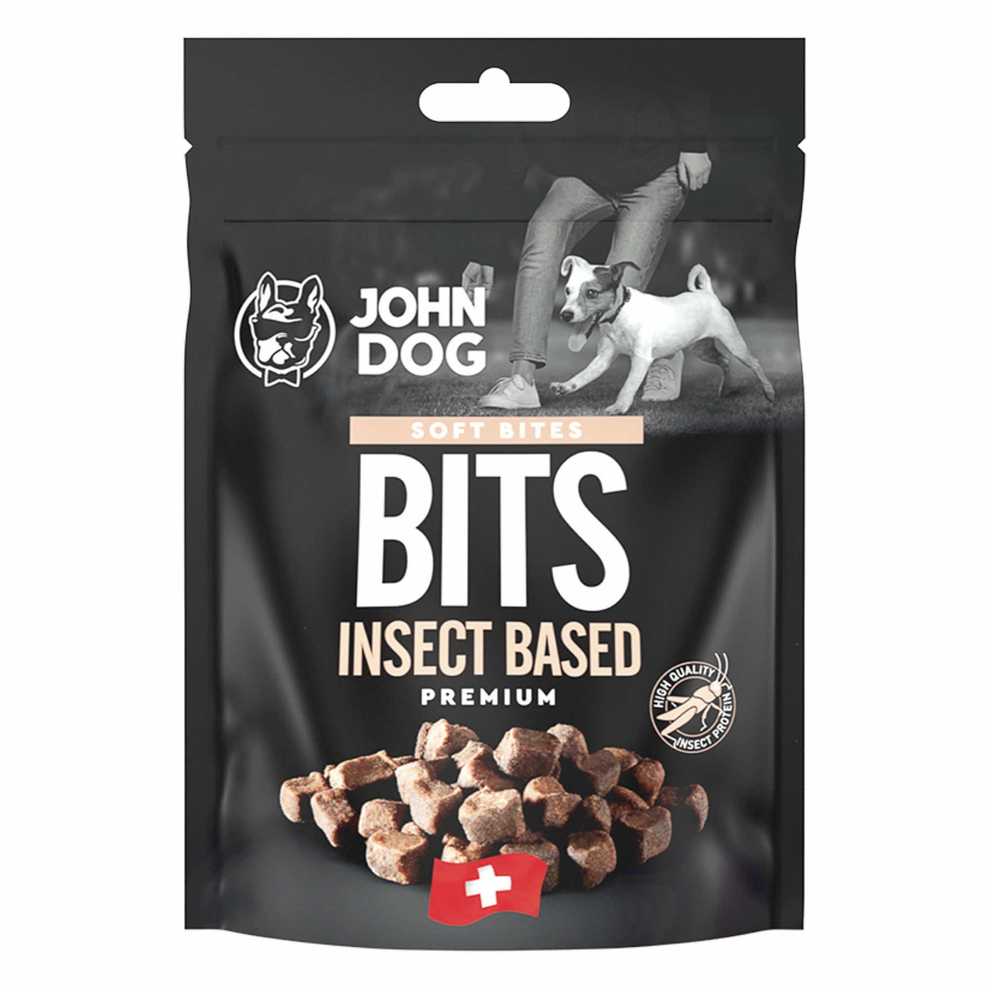 JOHN DOG PRZYSMAKI DLA PSA CHAPSY SOFT INSECT 100G
