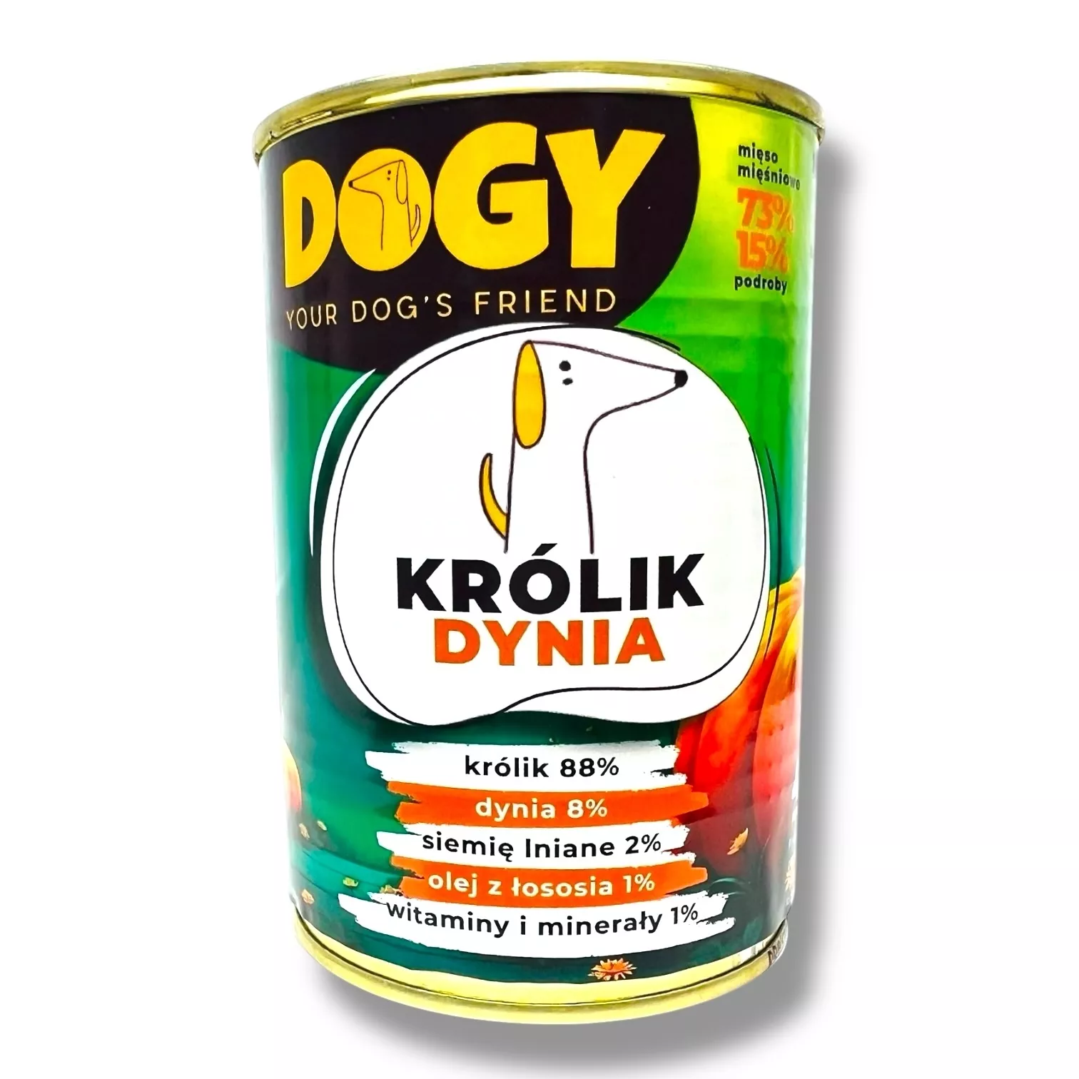 DOGY MOKRA KARMA DLA PSA KRÓLIK Z DYNIĄ 400G