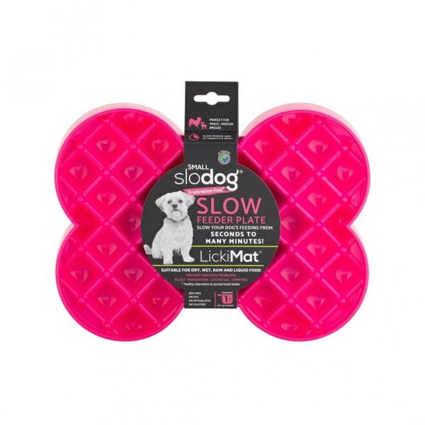 LICKIMAT SLODOG SMALL RÓŻOWA – MISKA SPOWALNIAJĄCA JEDZENIE