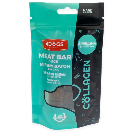 4DOGS COLLAGEN LINE BATONY Z KACZKI SPIRULINA HARD 2SZT