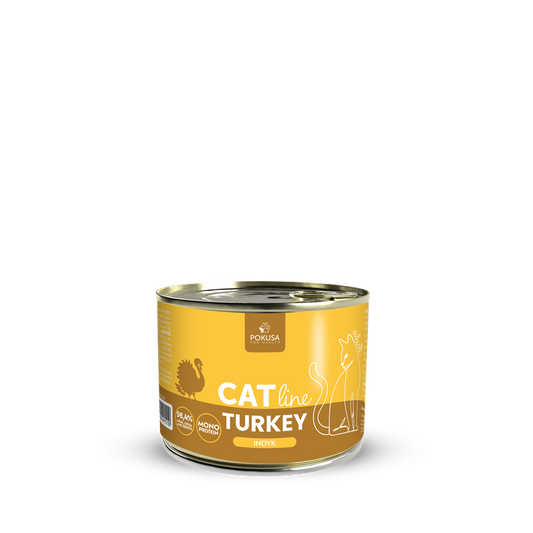 POKUSA CAT LINE MOKRA KARMA DLA KOTA TURKEY 200G