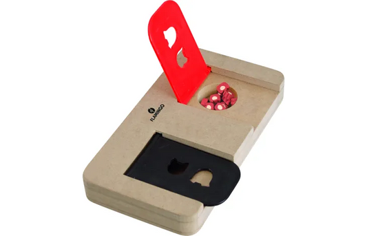 FLAMINGO WOODEN BRAIN TRAIN RIDDLE 22X12CM