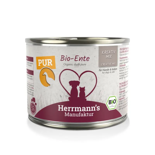 HERRMANN'S MANUFAKTUR MOKRA KARMA DLA PSA MOKRA KARMA DLA KOTA ENTE KACZKA 200G