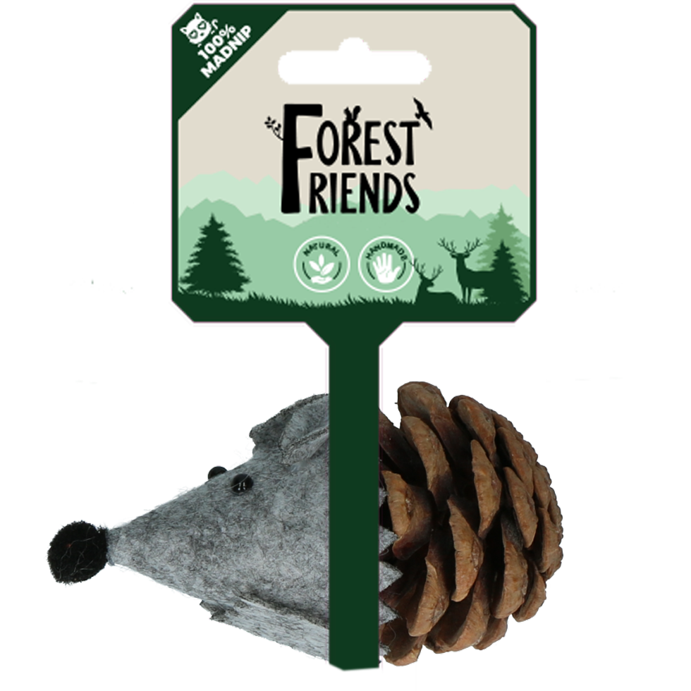 FOREST FRIENDS MOUSE GREY