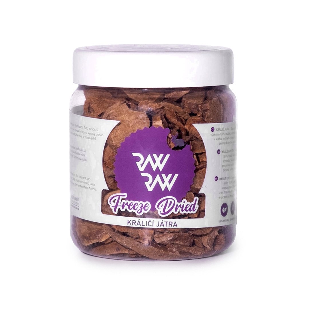 RAW RAW LIOFILIZOWANA WĄTROBA KRÓLICZA 80G