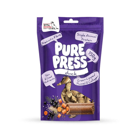 SYTA MICHA PURE PRESS SMACZKI DLA PSA KACZKA 150G