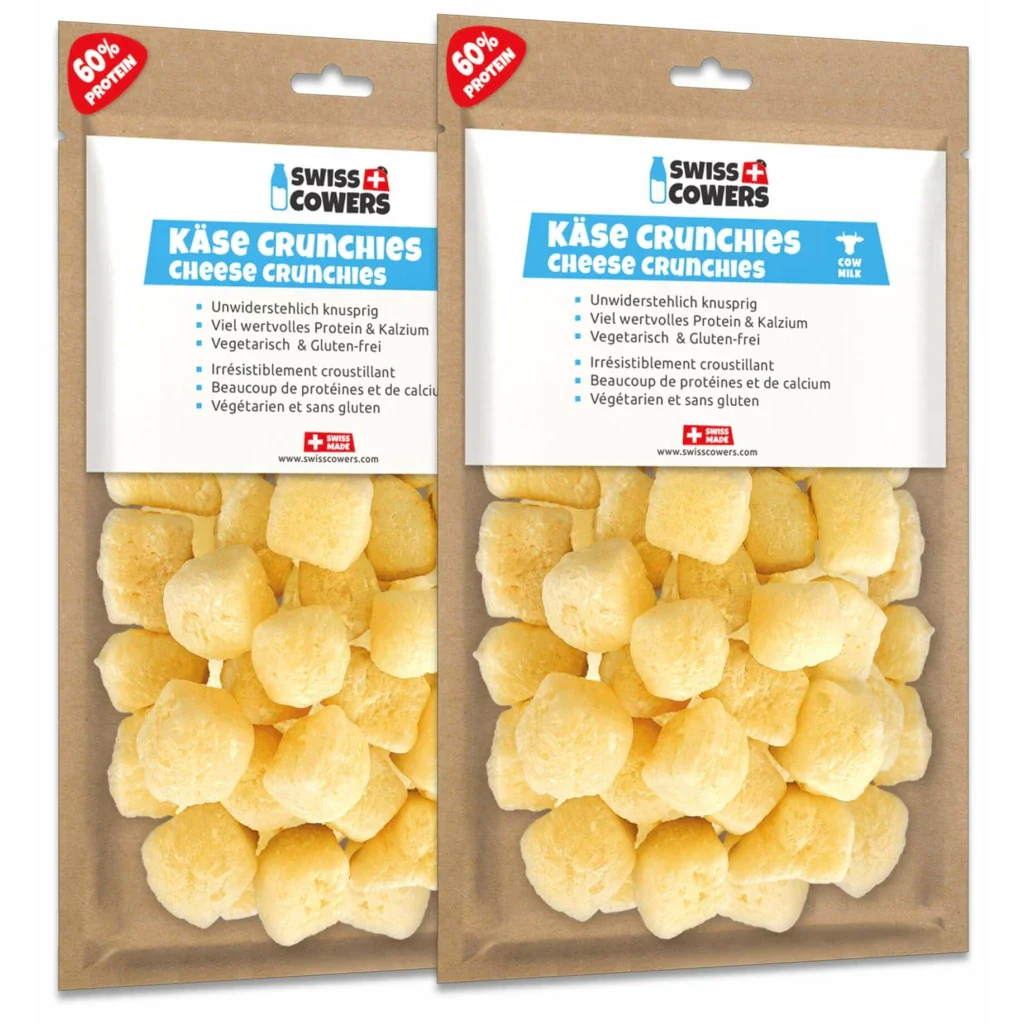 SWISSCOWERS CHEESE CRUNCHIES - SER DLA PSA