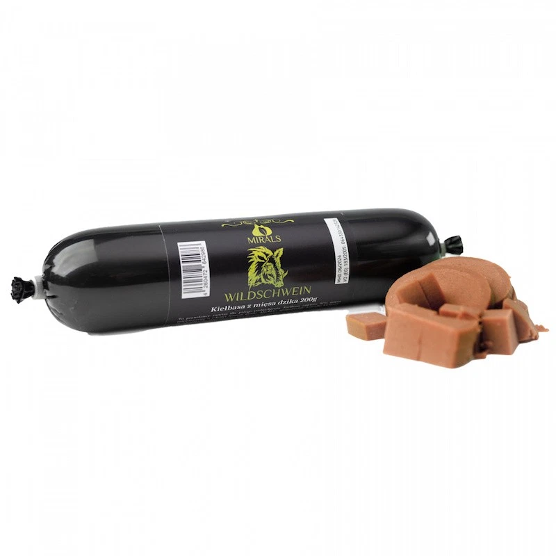 MIRALS WILDSCHWEIN - KIEŁBASA Z MIĘSA DZIKA (200G)