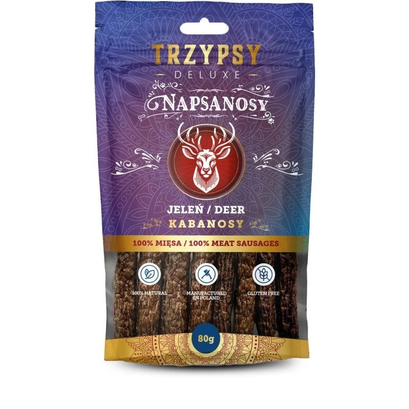 TRZYPSY NAPSANOSY PRZYSMAKI DLA PSA Z JELENIA 80G