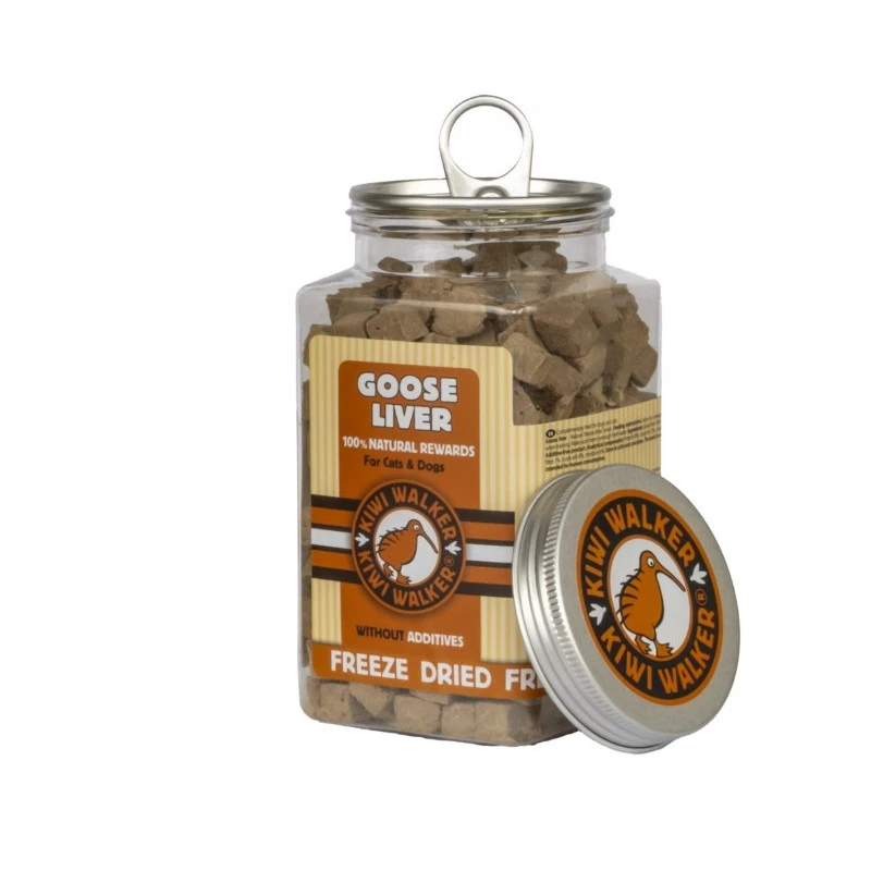 KIWI WALKER 100% GĘSIA WĄTRÓBKA LIOFILIZOWANA 120G