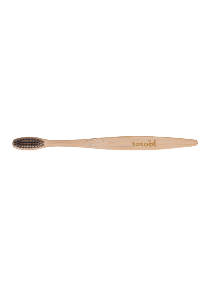 TOTOBI EKOLOGICZNA SZCZOTECZKA DO ZĘBÓW ROZMIAR S CZARNA Z WĘGLOWYM WŁOSIEM