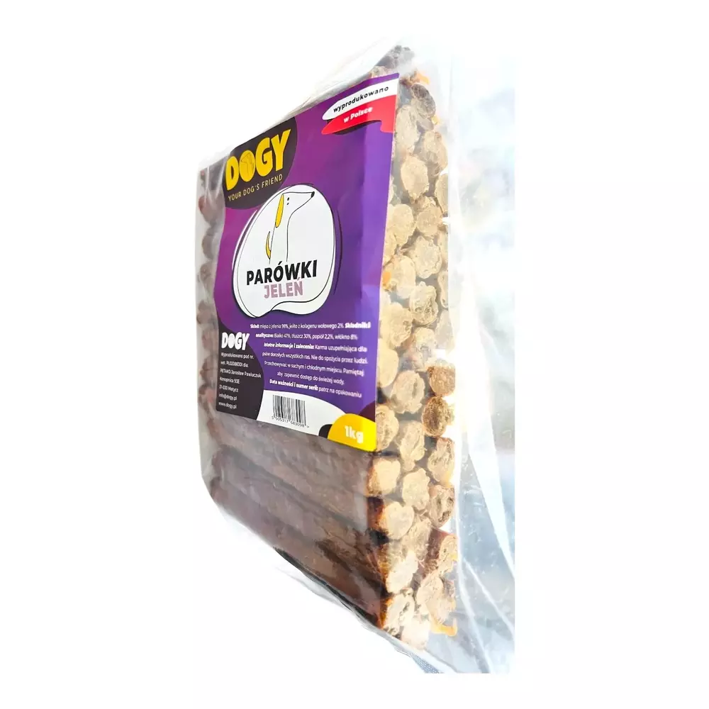 DOGY PARÓWKI Z JELENIA 1KG
