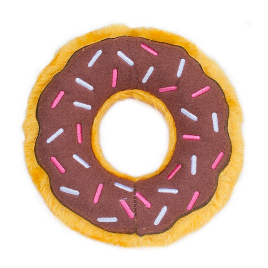 ZIPPY PAWS PLUSZOWY DONUT STANDARD CZEKOLADOWY