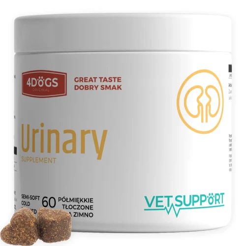 4DOGS VETSUPPORT URINARY SUPPORT 180G - UKŁAD MOCZOWY