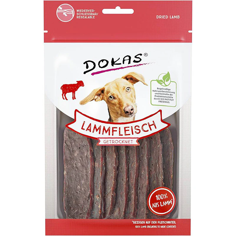 DOKAS LAMMFLEISCH GETROCKNET 70G