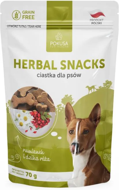 POKUSA PREMIUM SELECTION CIASTKA PIES HERBAL SNACKS! 70G