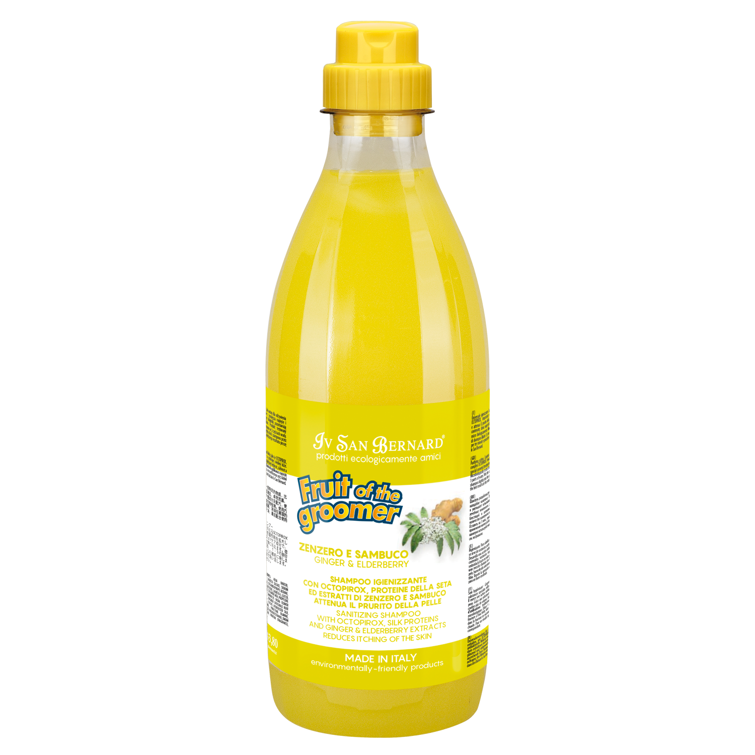 IV SAN BERNARD FRUIT OF THE GROOMER GINGER & ELDERBERY SZAMPON DLA PSA I KOTA 500 ML