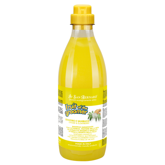IV SAN BERNARD FRUIT OF THE GROOMER GINGER & ELDERBERY SZAMPON DLA PSA I KOTA 500 ML