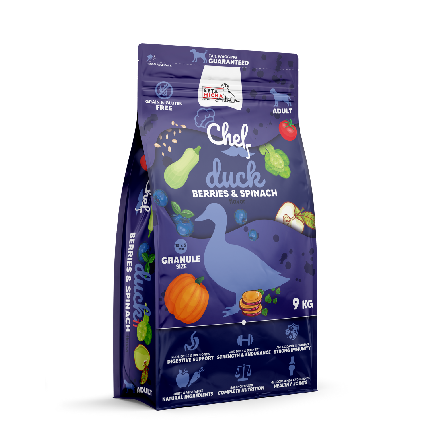 PAKA ZWIERZAKA KARMA SUCHA CHEF KACZKA 9KG