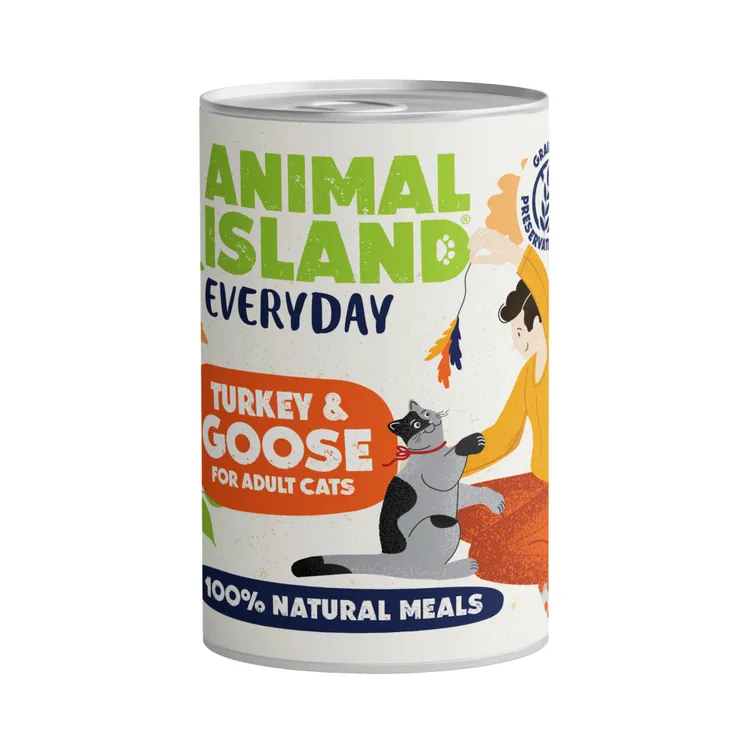 ANIMAL ISLAND MOKRA KARMA KOT EVERYDAY INDYK GĘŚ 400G