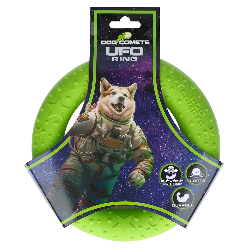 DOG COMETS UFO RING GREEN
