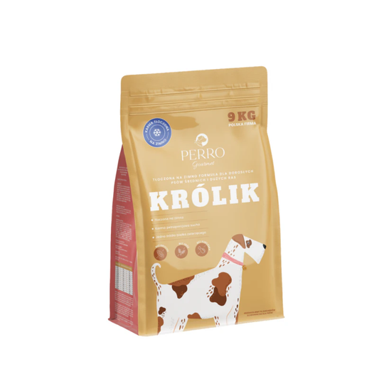 PERRO GOURMET SUCHA KARMA PIES TŁOCZONA NA ZIMNO KRÓLIK 9KG