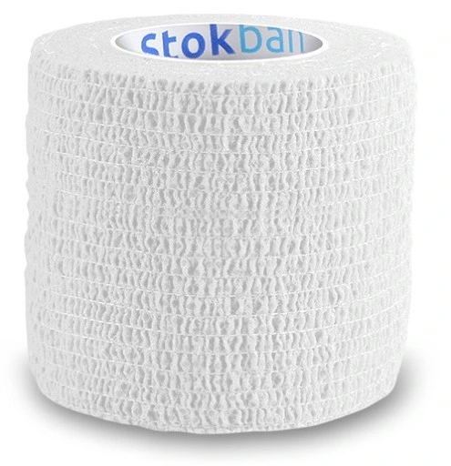 STOKBAN ELASTYCZNY BANDAŻ SAMOPRZYLEPNY 5CM/4,5M BIAŁY