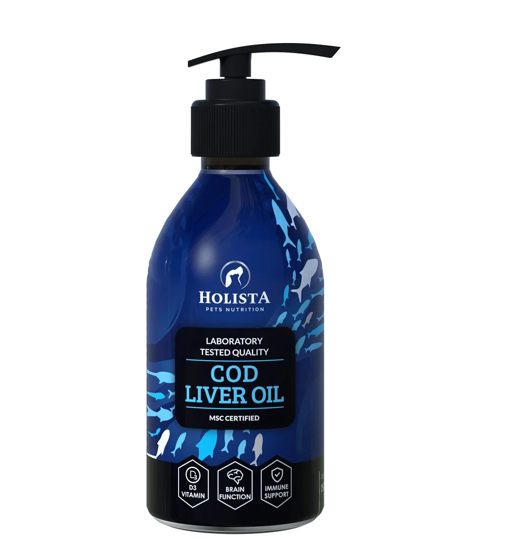 HOLISTA COD LIVER OIL 250ML - OLEJ Z WĄTROBY DORSZA