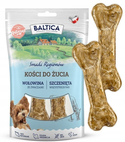 BALTICA SMAKI REGIONÓW GRYZAK DLA PSA KOŚCI DLA SZCZENIĄT WOŁOWE 2SZT.