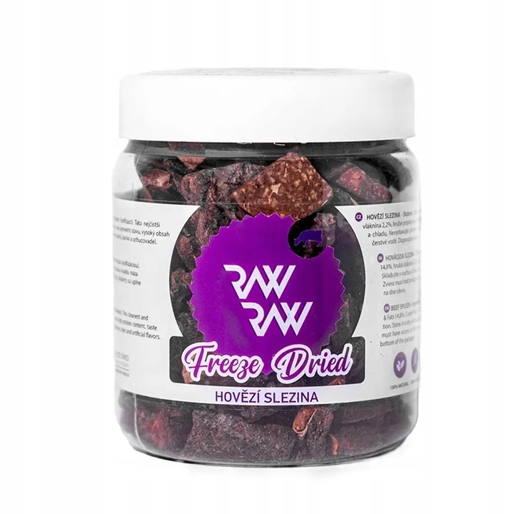 RAW RAW LIOFILIZOWANA ŚLEDZIONA WOŁOWA 70G