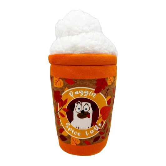 HUXLEY & KENT LULUBELLES POWER PLUSH PUGGIN SPICE LATTE LARGE