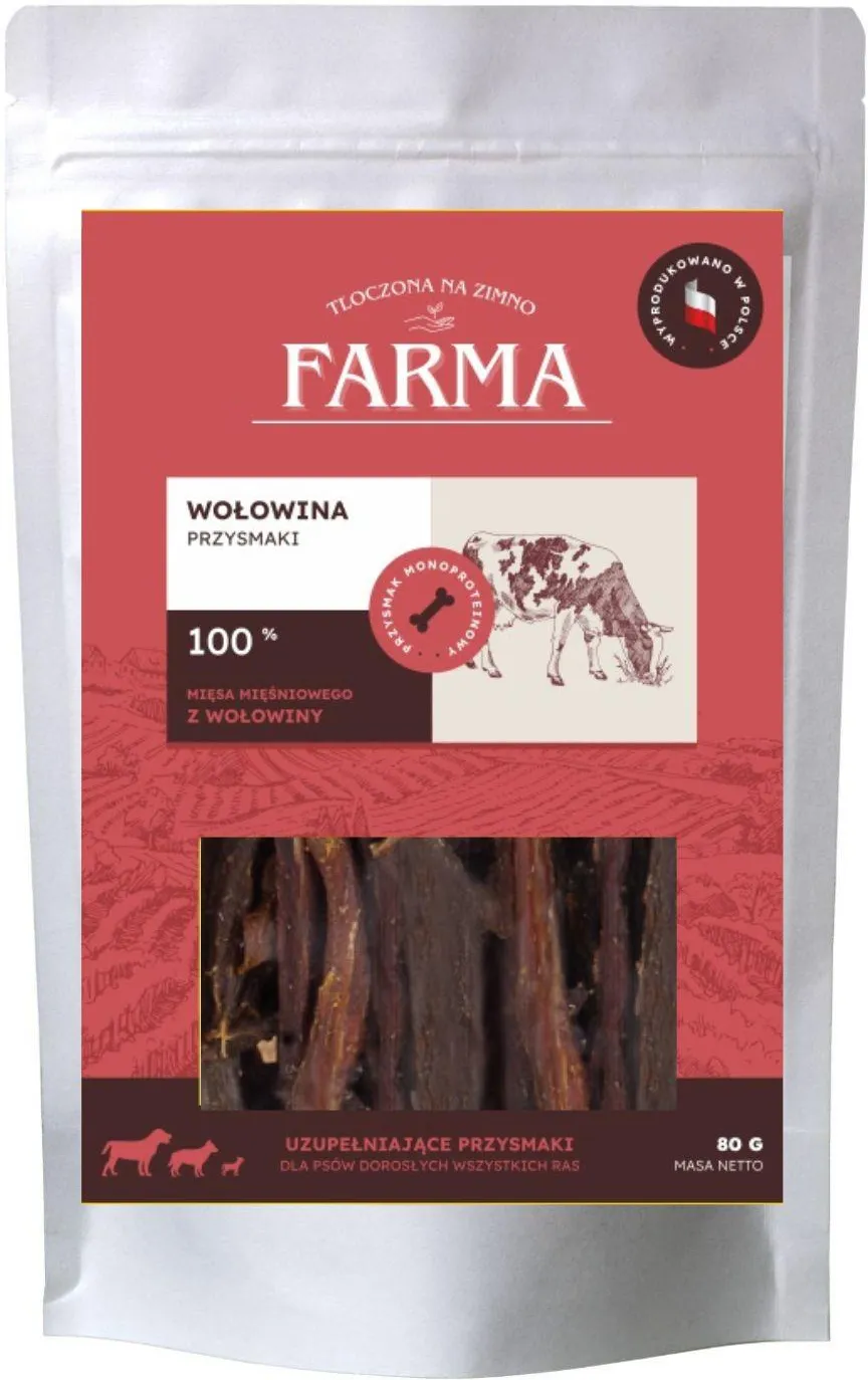 FARMA PASKI Z WOŁOWINY 80G