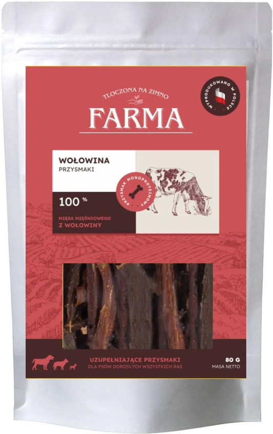 FARMA PASKI Z WOŁOWINY 80G
