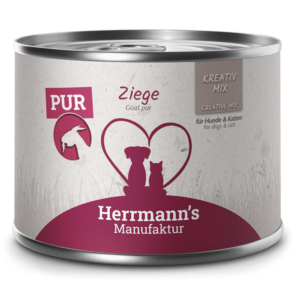 HERRMANN'S MANUFAKTUR MOKRA KARMA DLA PSA MOKRA KARMA DLA KOTA ZIEGE KOZA 200G