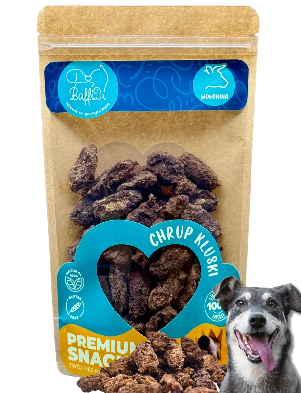 BAFFIDI CHRUPKLUSKI DLA PSA WOŁOWINA 100G