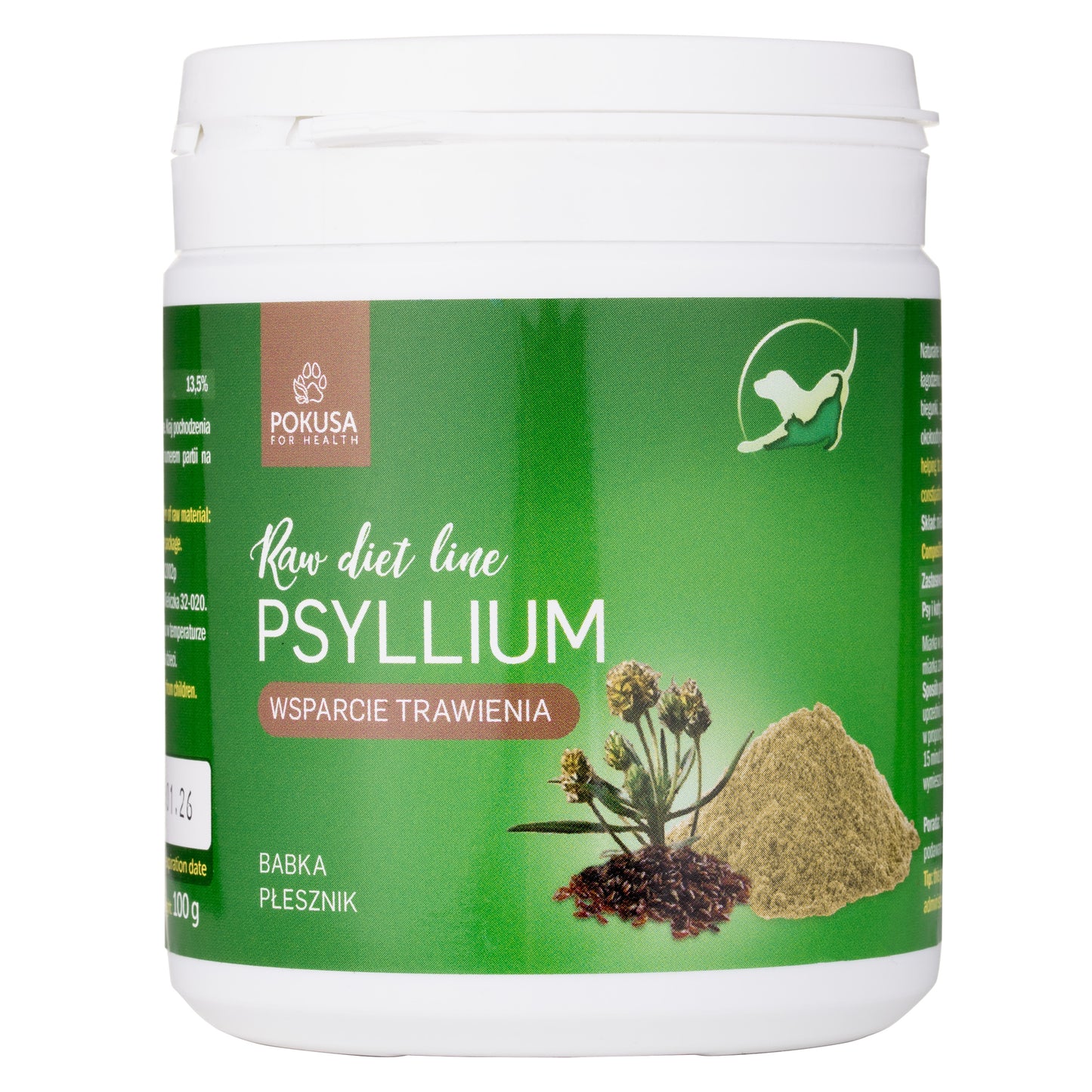 POKUSA RAW DIET LINE PSYLLIUM 100G