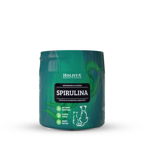 HOLISTA SPIRULINA 100G - SUPERFOOD DLA PSA I KOTA