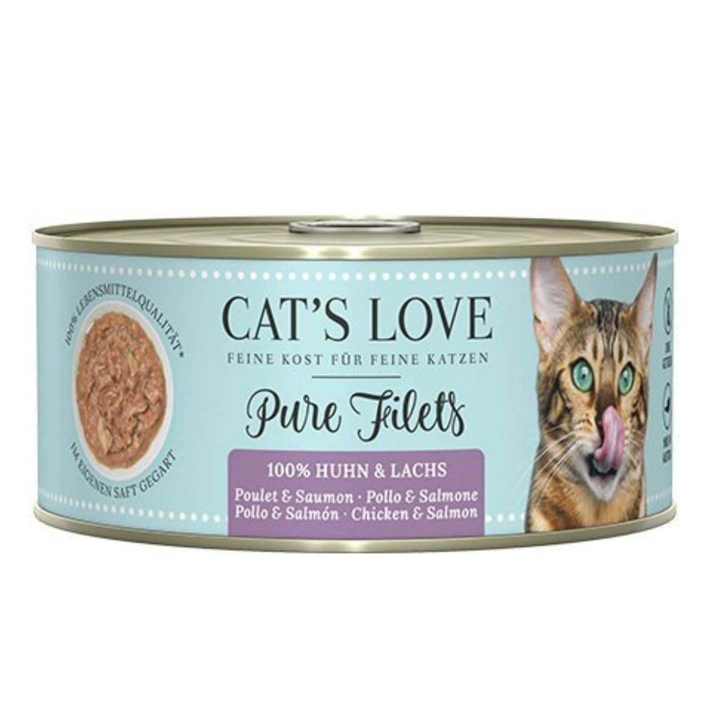CAT'S LOVE MOKRA KARMA DLA KOTA FILET PUR LACHS 100G
