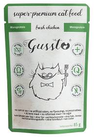 GUSSTO MOKRA KARMA DLA KOTA KURCZAK 85G