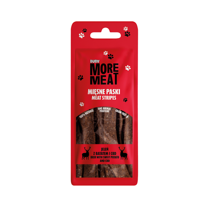 BUBA MORE MEAT TRESERKI JELEŃ BATAT CBD 70G