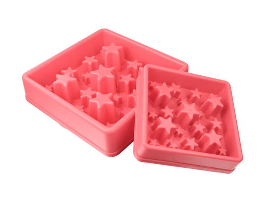 EAT SLOW LIVE LONGER STAR PINK L