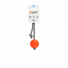 DOG TOY LIKER CORD 5CM -LEKKA PIŁKA NA SZNURKU